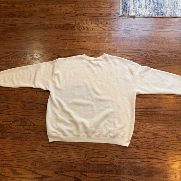 Lee White Heavyweight Crewneck Sweatshirt - Picture 4 of 4
